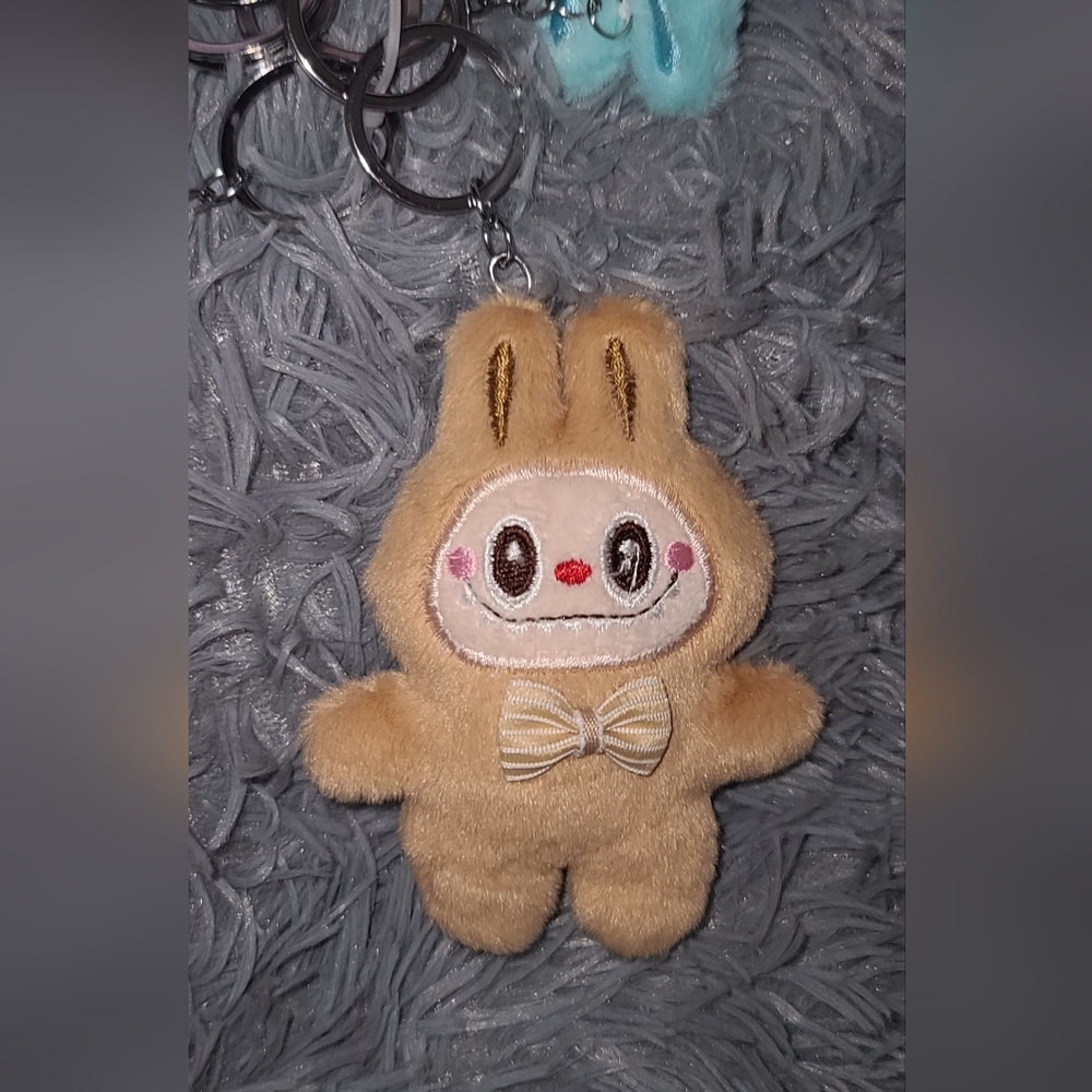 Cute Plush Bunny Keychain